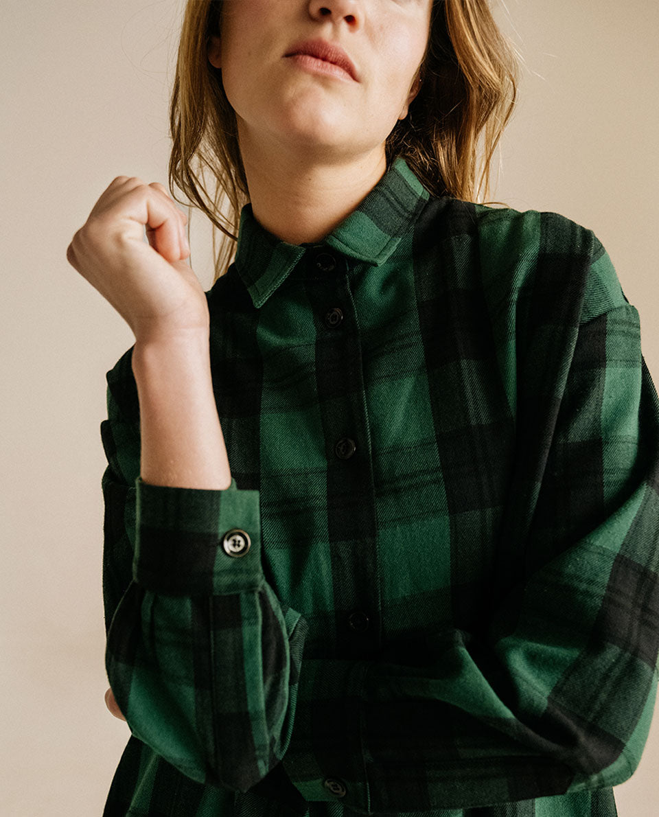 Robe "Ugny Beth" - Tartan forêt