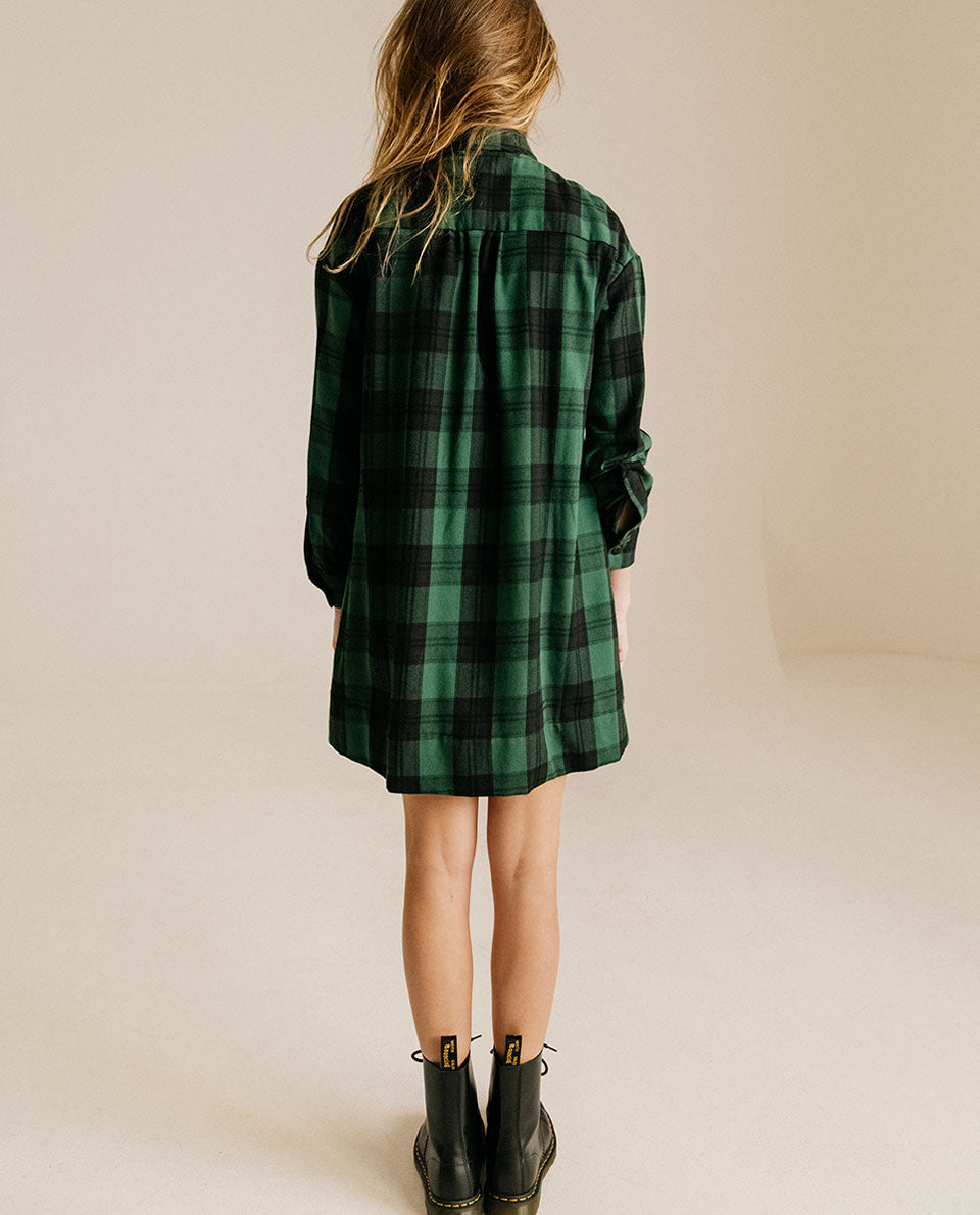 Robe "Ugny Beth" - Tartan forêt