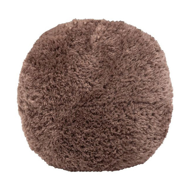 Coussin rond "Vadim" fourrure - Koala