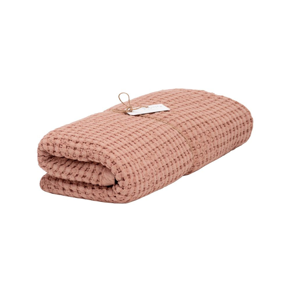 Drap de bain "Mireille" - Vieux rose