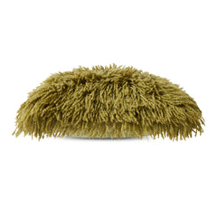 Coussin "Fluffy" laine - Olive