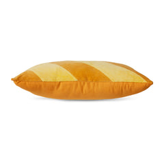 Coussin rayé velours "April" - Honey