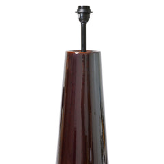 Pied de lampe haut céramique - Brown