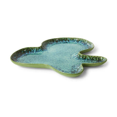 Plat céramique "Coquillage" - Teal