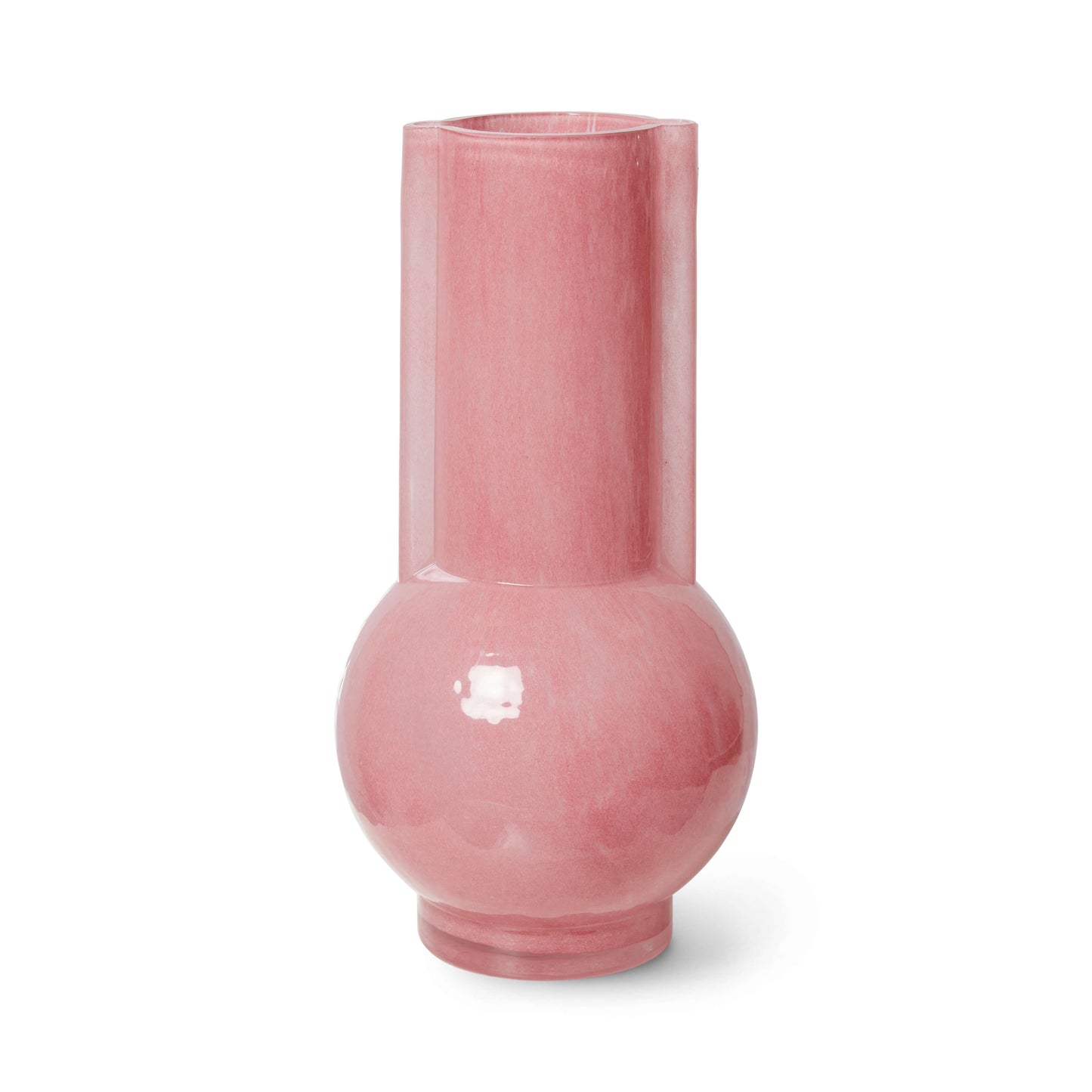 Vase en verre - Flamingo pink