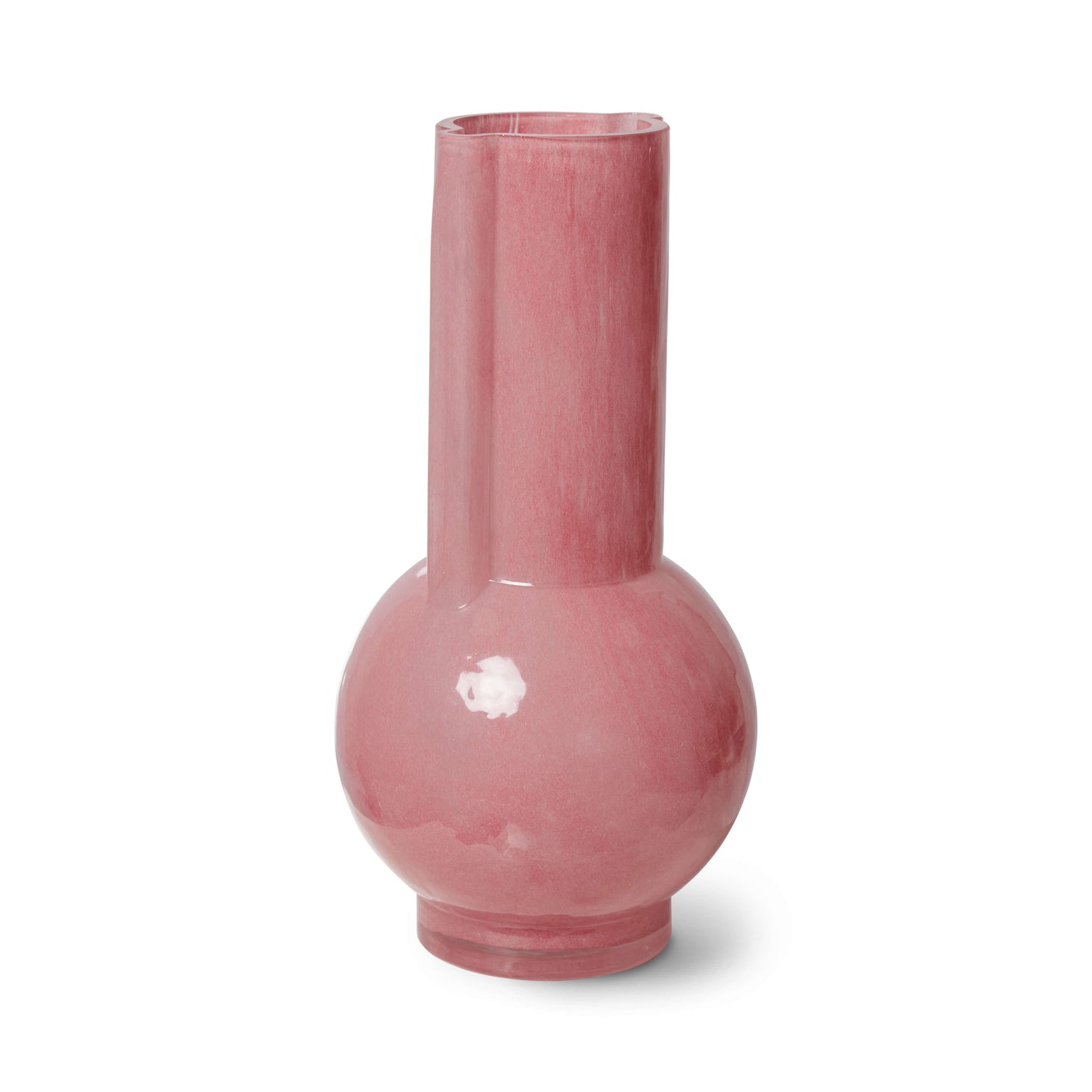 Vase en verre - Flamingo pink