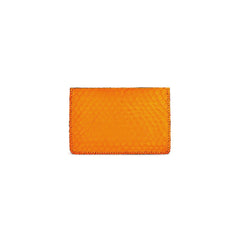 Porte-cartes "Credy" cuir Bubble orange