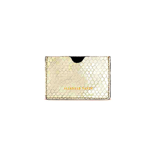 Porte-cartes "Credy" cuir Bubble Sable