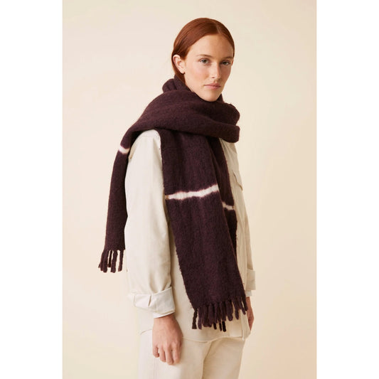 Echarpe dip-dye N°698 - Plum