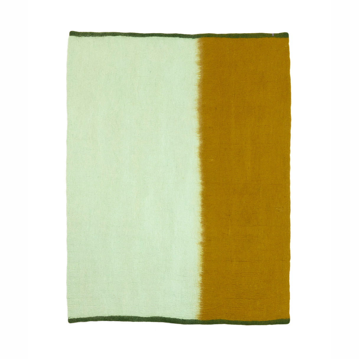 Grand tapis "Kasko" laine - Pistache/menthe