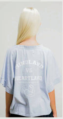 Tee-shirt oversize "Mindland" - Cloud